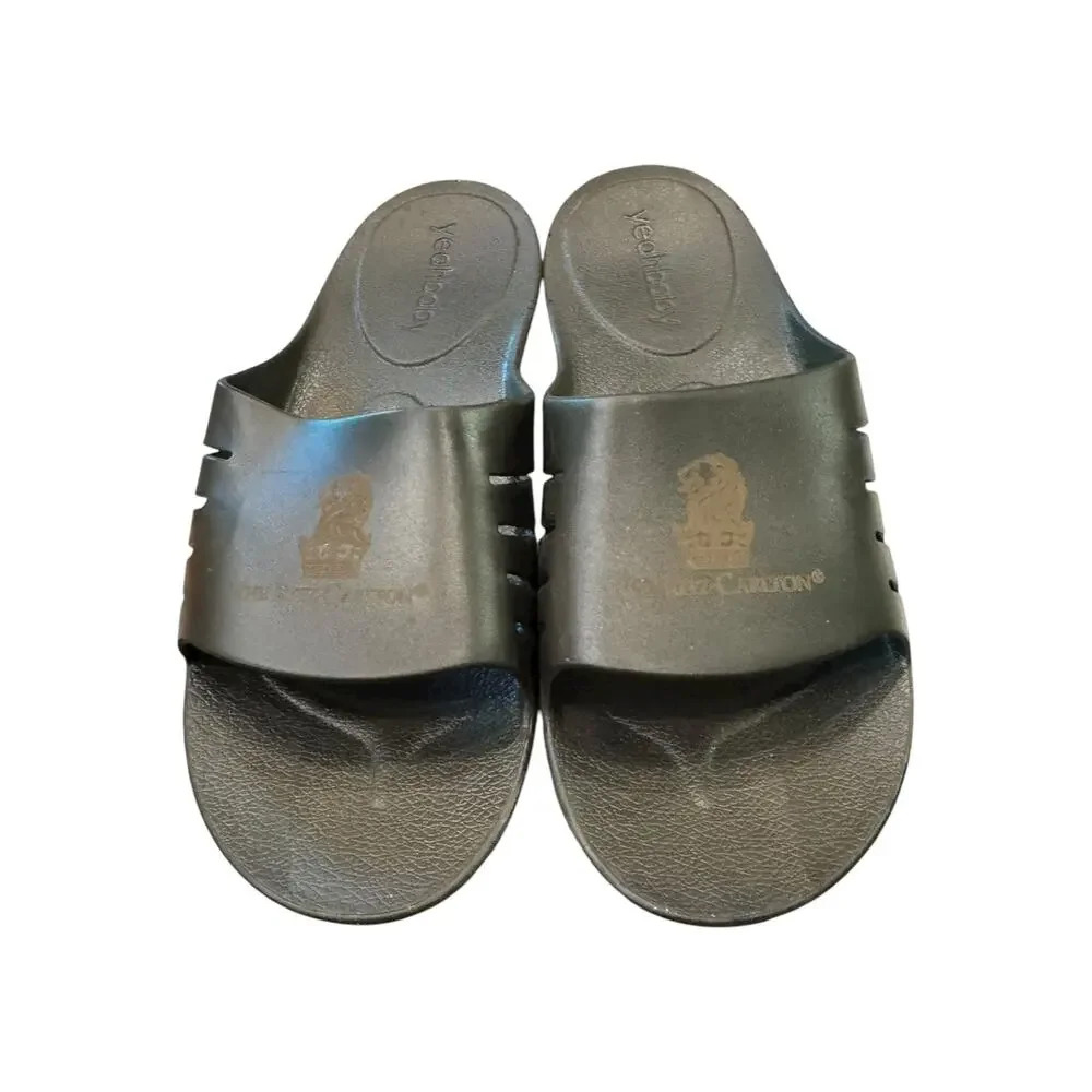 Yeahbaby Ritz-Carlton Recovery Slide Sandals Brown M8-9 W10-11 Large